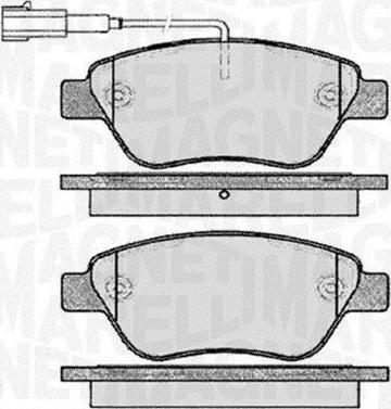 Magneti Marelli 363916060430 - Jarrupala, levyjarru inparts.fi