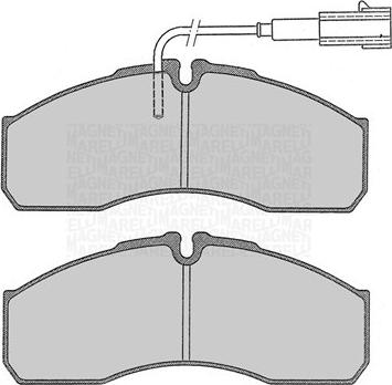 Magneti Marelli 363916060479 - Jarrupala, levyjarru inparts.fi