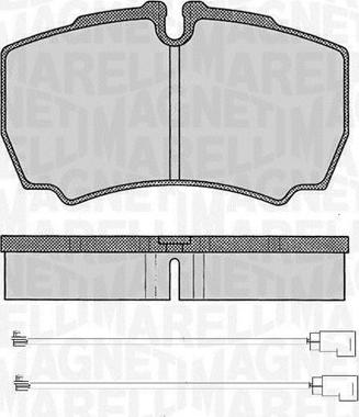 Magneti Marelli 363916060474 - Jarrupala, levyjarru inparts.fi