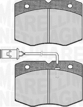 Magneti Marelli 363916060475 - Jarrupala, levyjarru inparts.fi