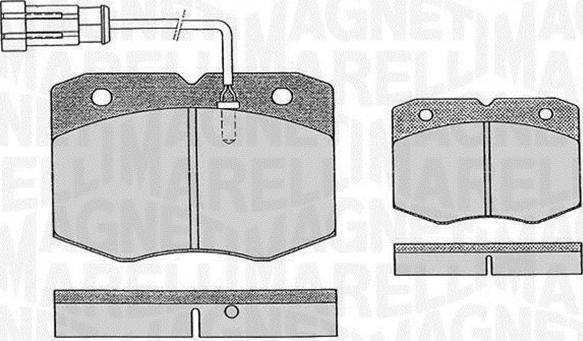 Magneti Marelli 363916060476 - Jarrupala, levyjarru inparts.fi