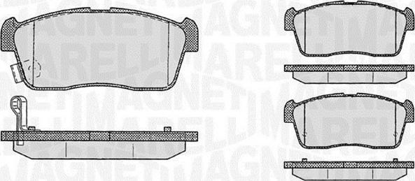 Magneti Marelli 363916060470 - Jarrupala, levyjarru inparts.fi