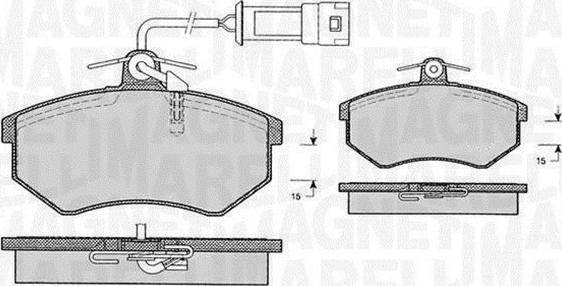 Magneti Marelli 363916060599 - Jarrupala, levyjarru inparts.fi