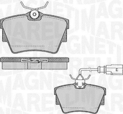 Magneti Marelli 363916060541 - Jarrupala, levyjarru inparts.fi