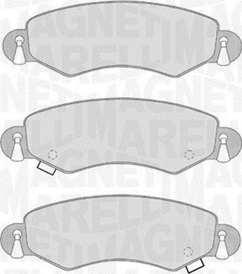 Magneti Marelli 363916060548 - Jarrupala, levyjarru inparts.fi