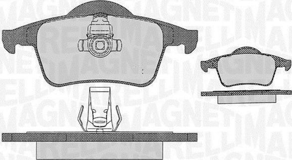 Magneti Marelli 363916060543 - Jarrupala, levyjarru inparts.fi