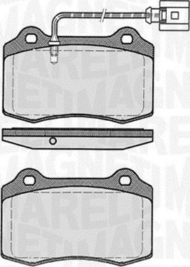 Magneti Marelli 363916060554 - Jarrupala, levyjarru inparts.fi