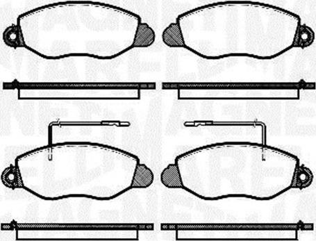 Magneti Marelli 363916060557 - Jarrupala, levyjarru inparts.fi