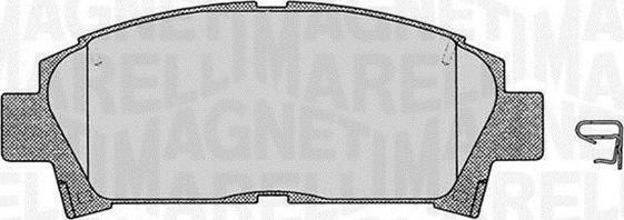 Magneti Marelli 363916060509 - Jarrupala, levyjarru inparts.fi