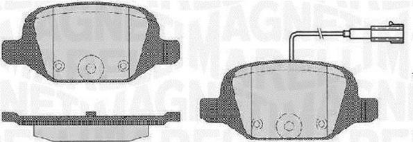 Magneti Marelli 363916060503 - Jarrupala, levyjarru inparts.fi