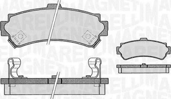 Magneti Marelli 363916060519 - Jarrupala, levyjarru inparts.fi