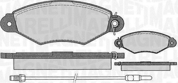 Magneti Marelli 363916060514 - Jarrupala, levyjarru inparts.fi