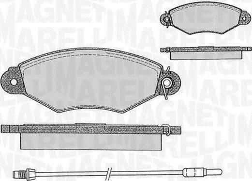 Magneti Marelli 363916060513 - Jarrupala, levyjarru inparts.fi