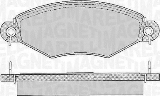 Magneti Marelli 363916060512 - Jarrupala, levyjarru inparts.fi