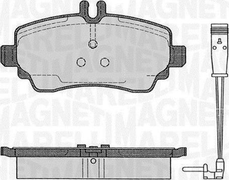 Magneti Marelli 363916060517 - Jarrupala, levyjarru inparts.fi