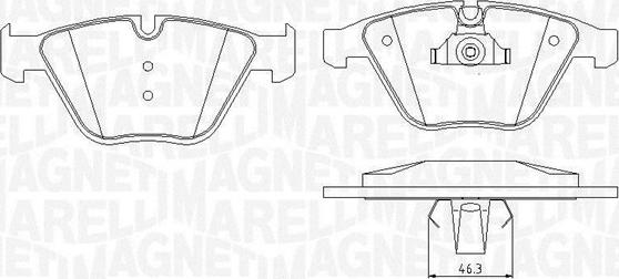 Magneti Marelli 363916060581 - Jarrupala, levyjarru inparts.fi