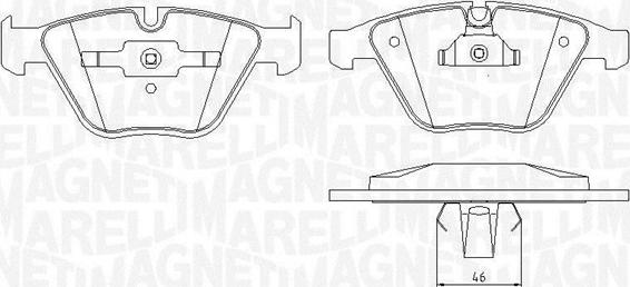 Magneti Marelli 363916060583 - Jarrupala, levyjarru inparts.fi