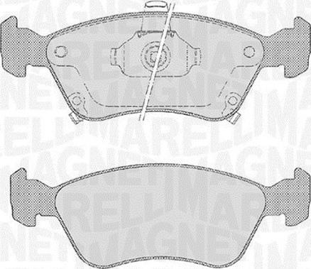 Magneti Marelli 363916060532 - Jarrupala, levyjarru inparts.fi