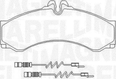 Magneti Marelli 363916060525 - Jarrupala, levyjarru inparts.fi