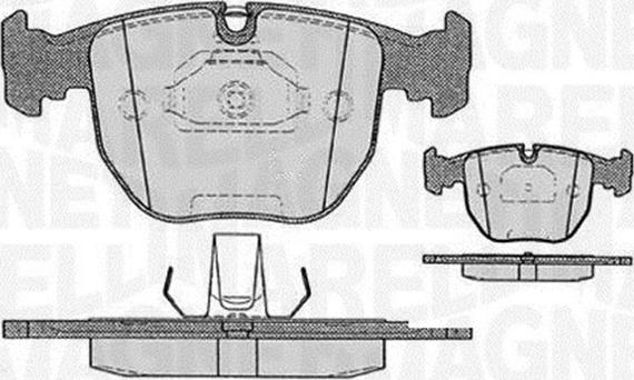 Magneti Marelli 363916060579 - Jarrupala, levyjarru inparts.fi