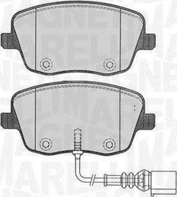 Magneti Marelli 363916060576 - Jarrupala, levyjarru inparts.fi