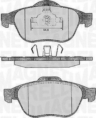 Magneti Marelli 363916060571 - Jarrupala, levyjarru inparts.fi