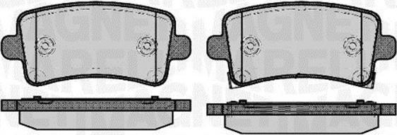 Magneti Marelli 363916060690 - Jarrupala, levyjarru inparts.fi