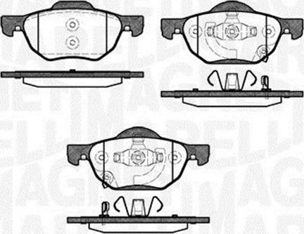 Magneti Marelli 363916060691 - Jarrupala, levyjarru inparts.fi