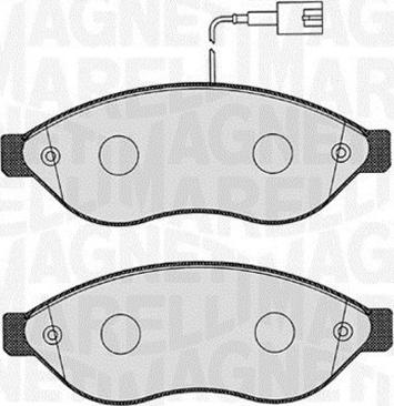 Magneti Marelli 363916060642 - Jarrupala, levyjarru inparts.fi