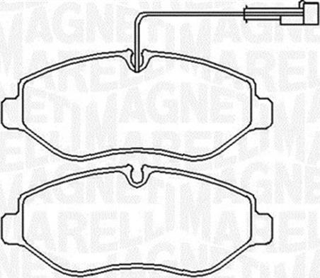 Magneti Marelli 363916060650 - Jarrupala, levyjarru inparts.fi