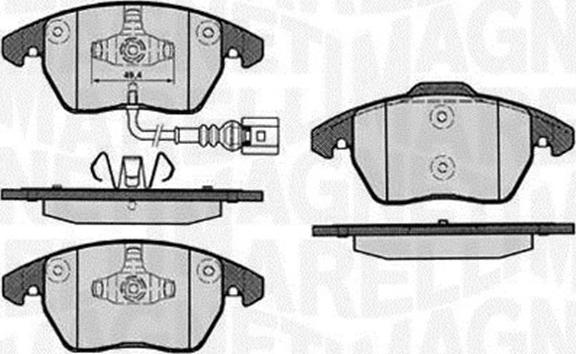 Magneti Marelli 363916060657 - Jarrupala, levyjarru inparts.fi