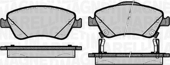 Magneti Marelli 363916060664 - Jarrupala, levyjarru inparts.fi