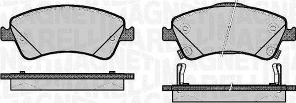 Magneti Marelli 363916060665 - Jarrupala, levyjarru inparts.fi