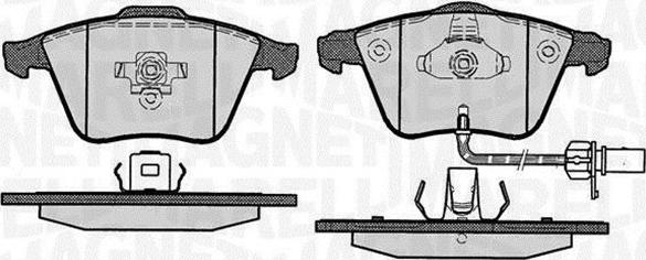 Magneti Marelli 363916060609 - Jarrupala, levyjarru inparts.fi