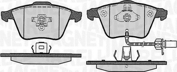 Magneti Marelli 363916060605 - Jarrupala, levyjarru inparts.fi