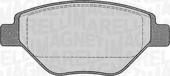 Magneti Marelli 363916060600 - Jarrupala, levyjarru inparts.fi