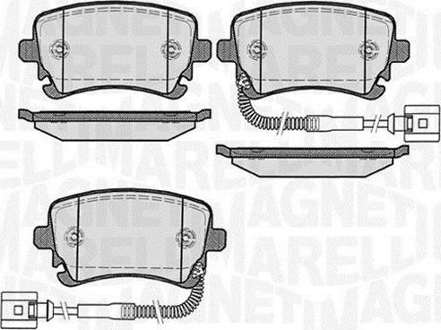 Magneti Marelli 363916060603 - Jarrupala, levyjarru inparts.fi