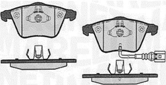 Magneti Marelli 363916060610 - Jarrupala, levyjarru inparts.fi