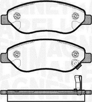 Magneti Marelli 363916060618 - Jarrupala, levyjarru inparts.fi