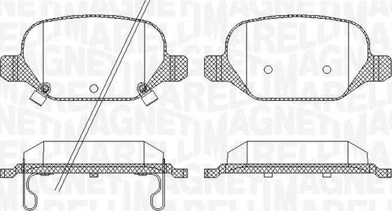 Magneti Marelli 363916060689 - Jarrupala, levyjarru inparts.fi