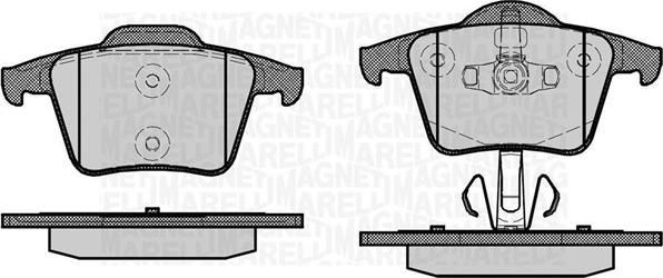 Magneti Marelli 363916060681 - Jarrupala, levyjarru inparts.fi