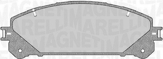 Magneti Marelli 363916060634 - Jarrupala, levyjarru inparts.fi