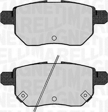 Magneti Marelli 363916060630 - Jarrupala, levyjarru inparts.fi