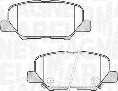 Magneti Marelli 363916060678 - Jarrupala, levyjarru inparts.fi