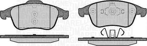 Magneti Marelli 363916060672 - Jarrupala, levyjarru inparts.fi