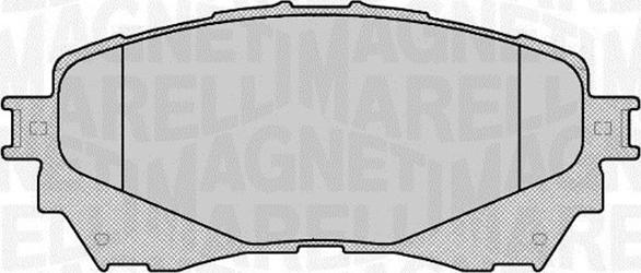 Magneti Marelli 363916060677 - Jarrupala, levyjarru inparts.fi