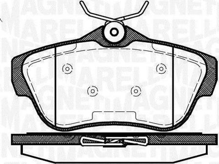 Magneti Marelli 363916060194 - Jarrupala, levyjarru inparts.fi