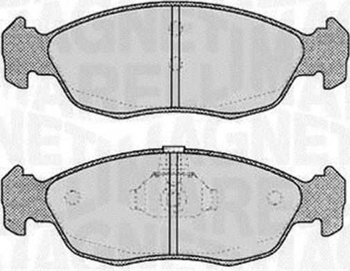 Magneti Marelli 363916060196 - Jarrupala, levyjarru inparts.fi