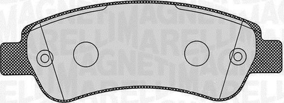 Magneti Marelli 363916060191 - Jarrupala, levyjarru inparts.fi