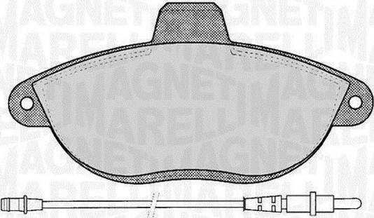 Magneti Marelli 363916060192 - Jarrupala, levyjarru inparts.fi